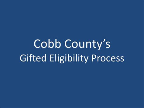 which cogt test is used in cobb county|Cobb County’s Gifted Eligibility Process .